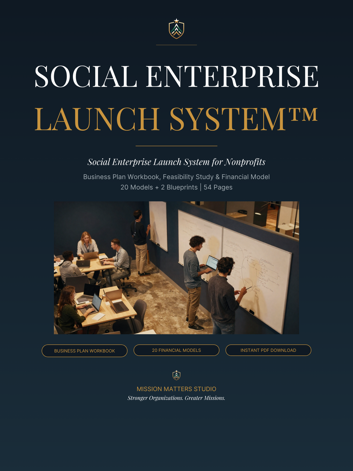 Social Enterprise Launch System for Nonprofits | Business Plan Workbook |PDF